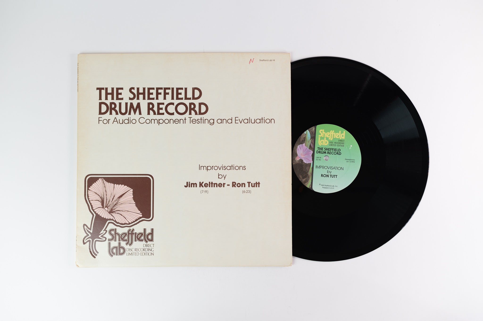 Jim Keltner - The Sheffield Drum Record on Sheffield Lab