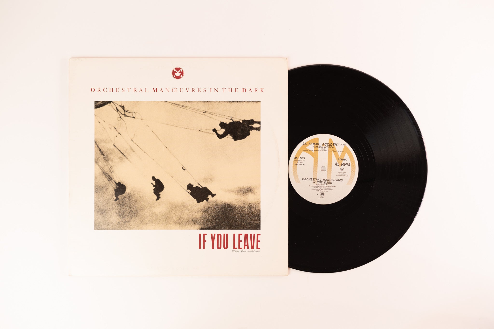 Orchestral Manoeuvres In The Dark - If You Leave (Extended Version) on A&M 12" Single