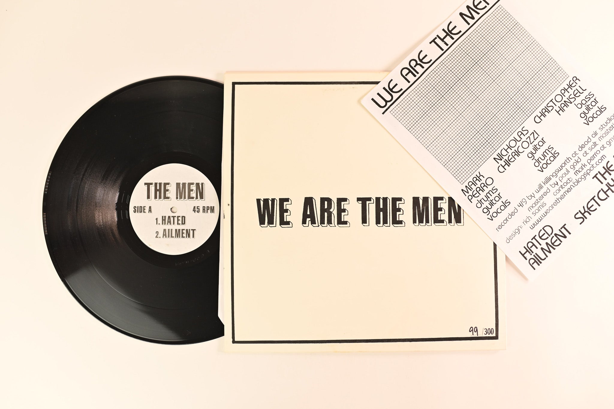 The Men - We Are The Men Limited Numbered Private Press