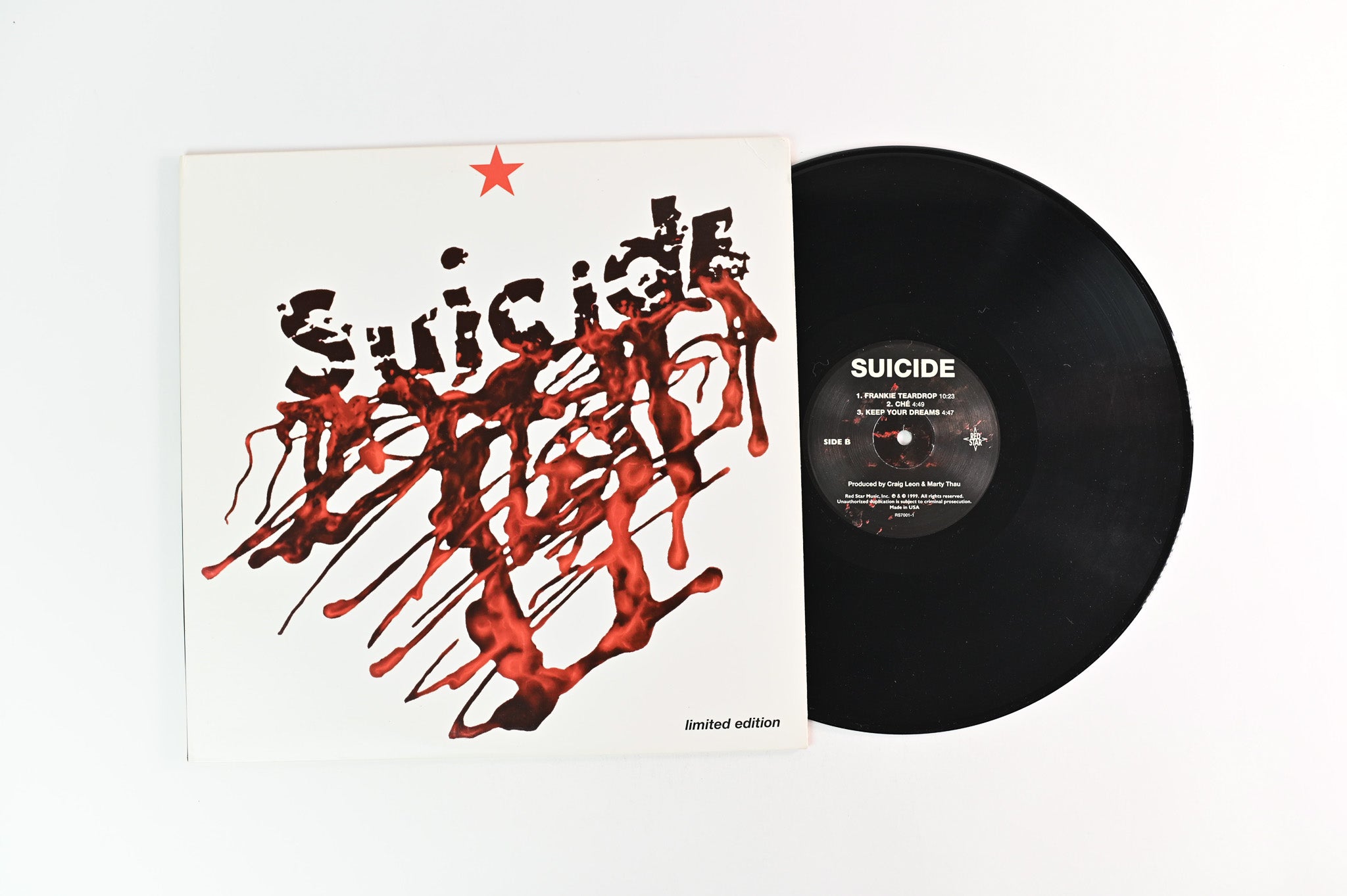 Suicide - Suicide on Red Star Limited Reissue