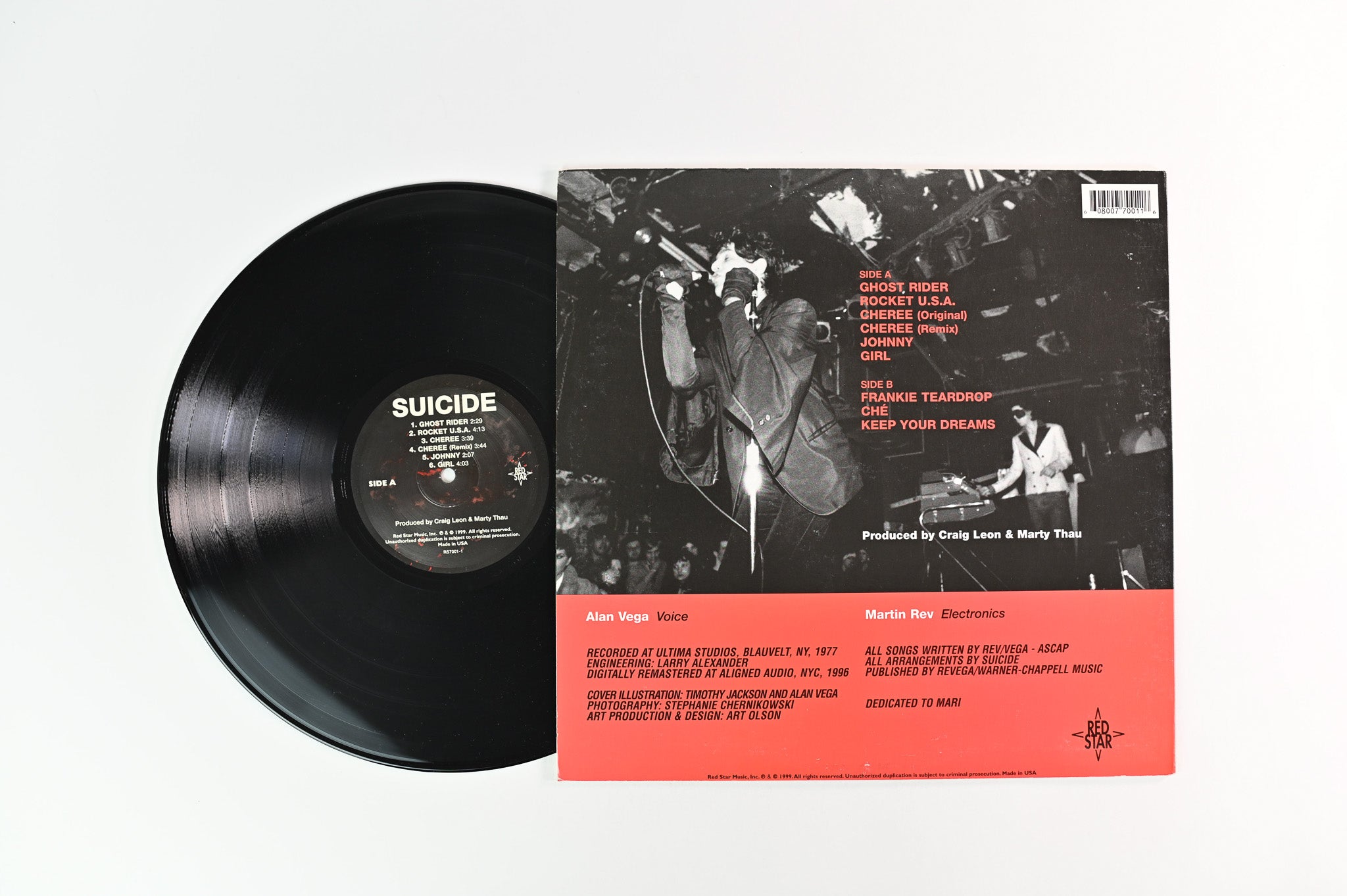 Suicide - Suicide on Red Star Limited Reissue