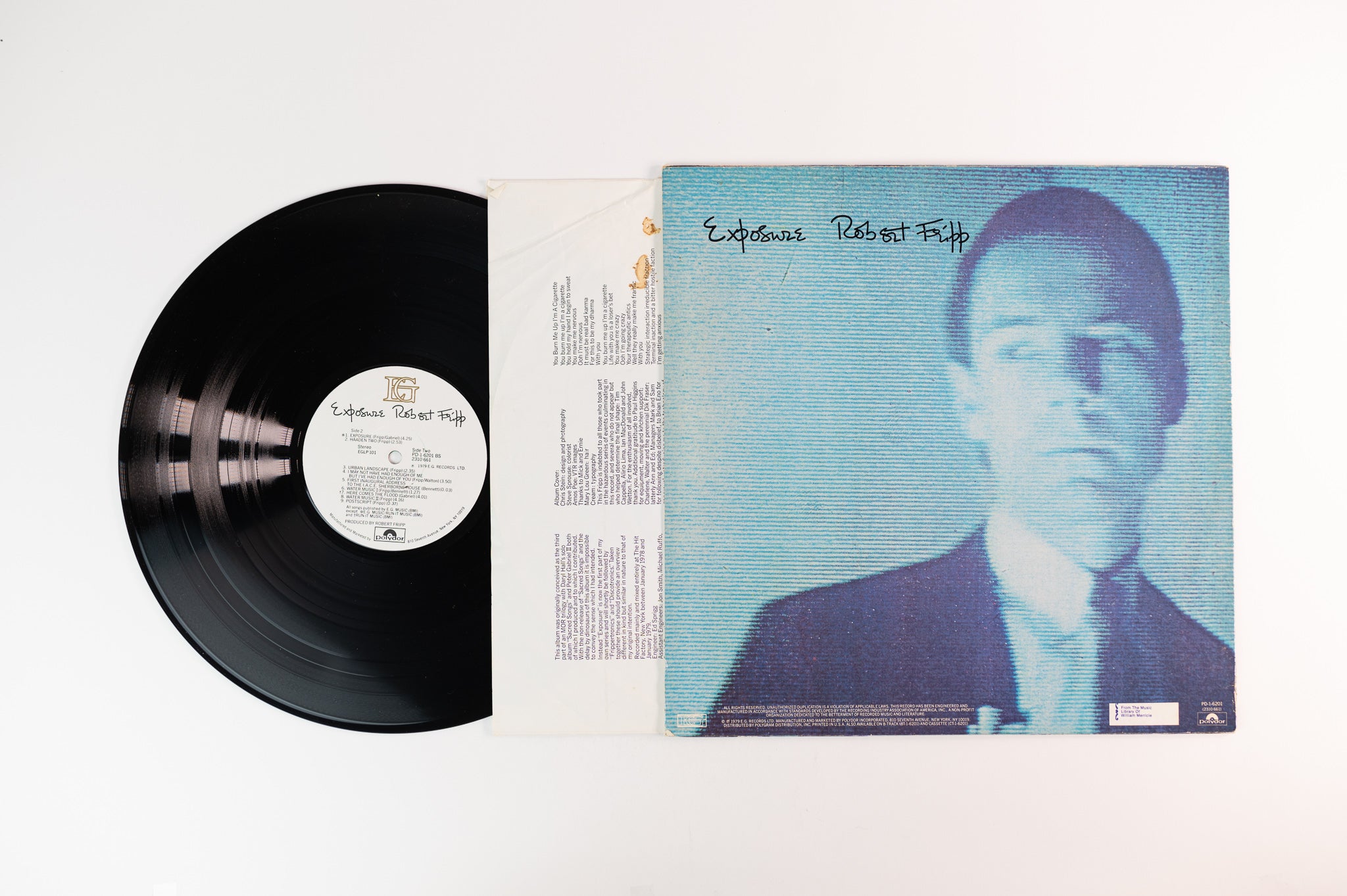 Robert Fripp - Exposure on EG / Polydor