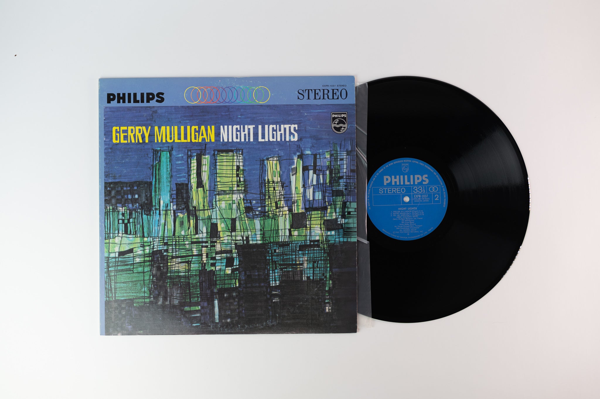 Gerry Mulligan - Night Lights on Philips Japanese Pressing 1983