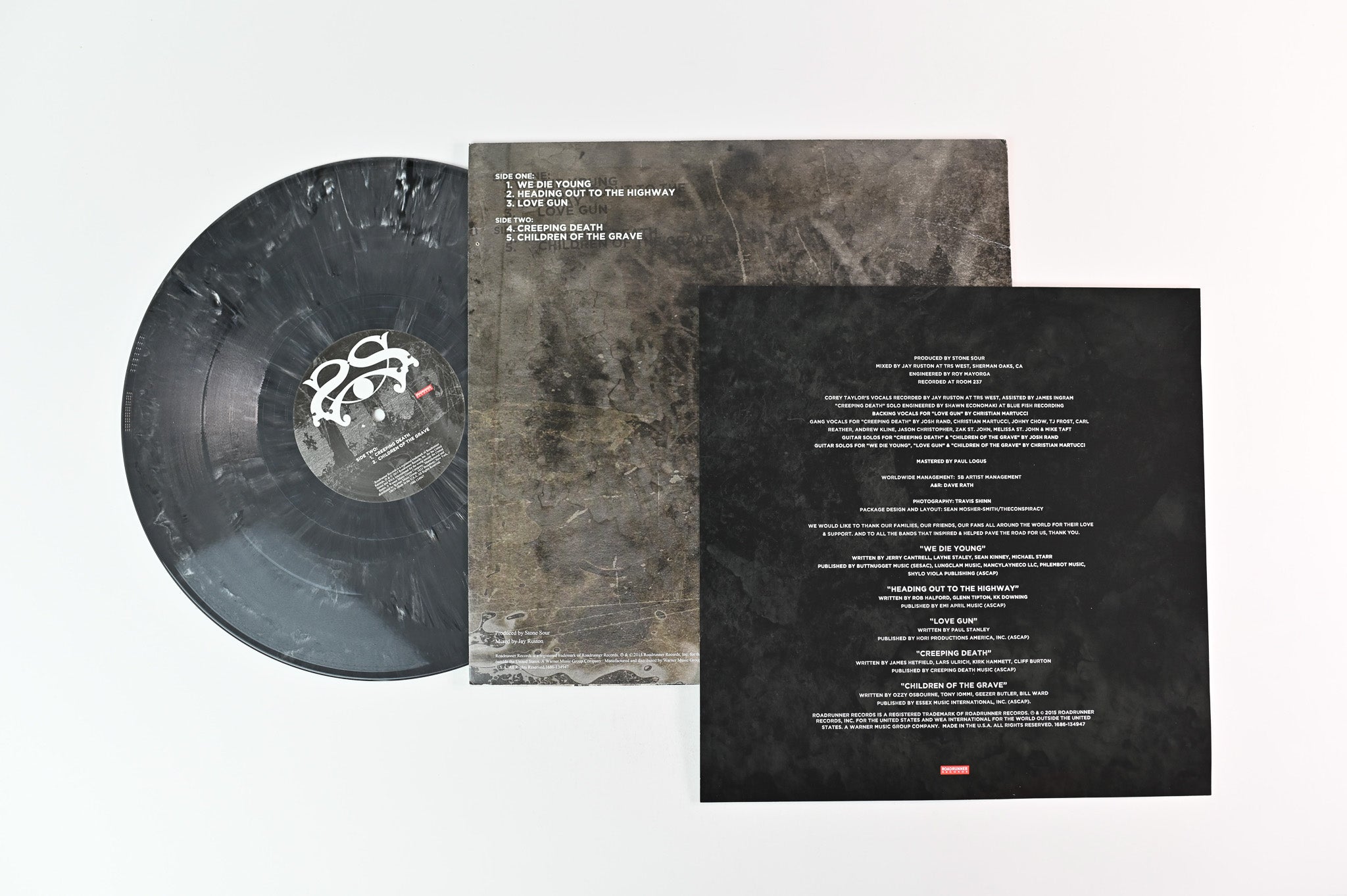 Stone Sour - Meanwhile In Burbank... on Roadrunner Ltd RSD 2015 Black Splatter