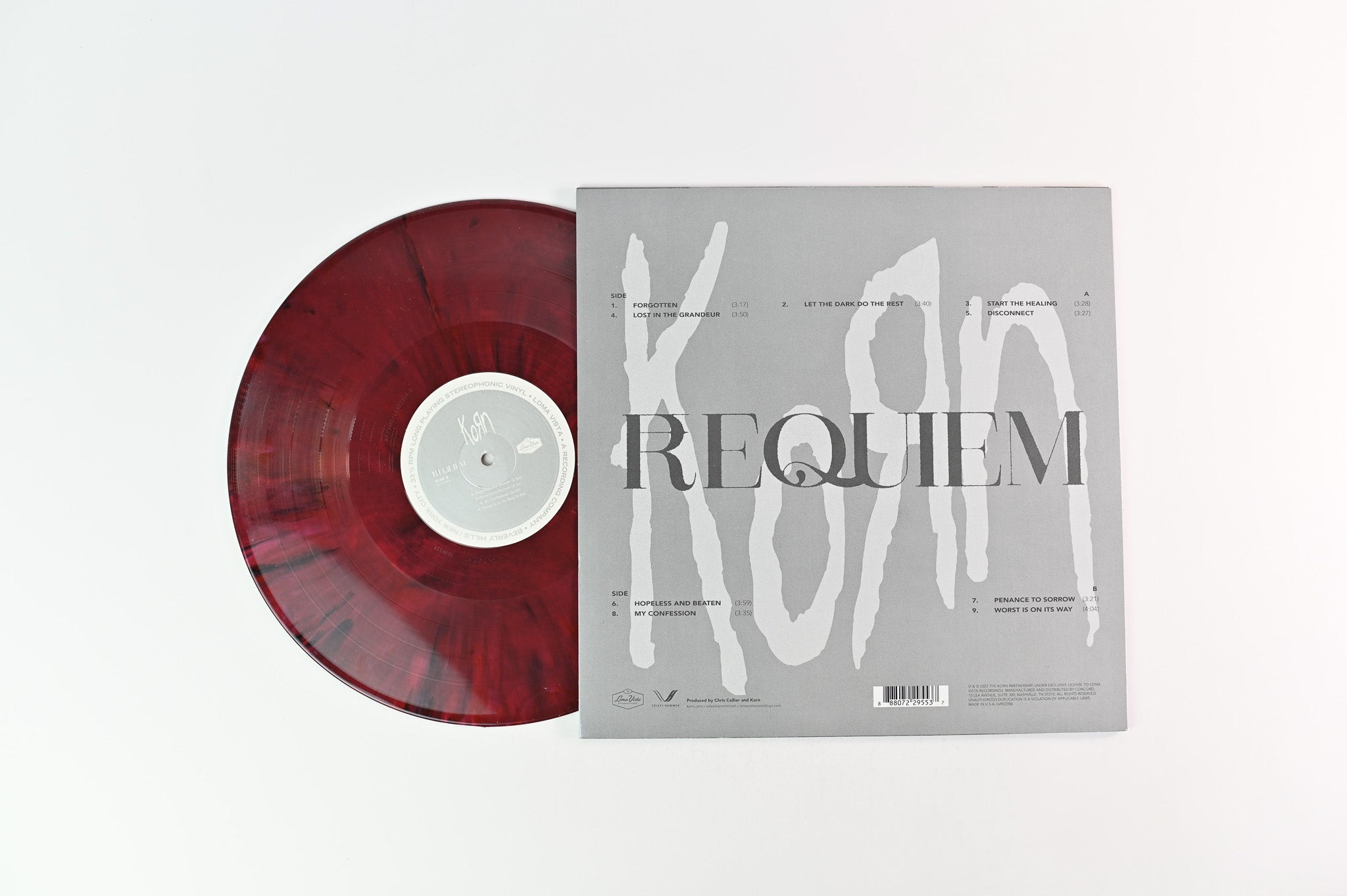 Korn - Requiem on Loma Vista Maroon Marbled