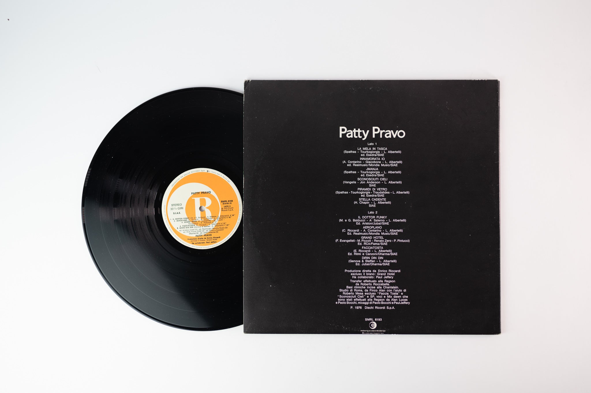 Patty Pravo - S/T on Ricordi - Italian Pressing