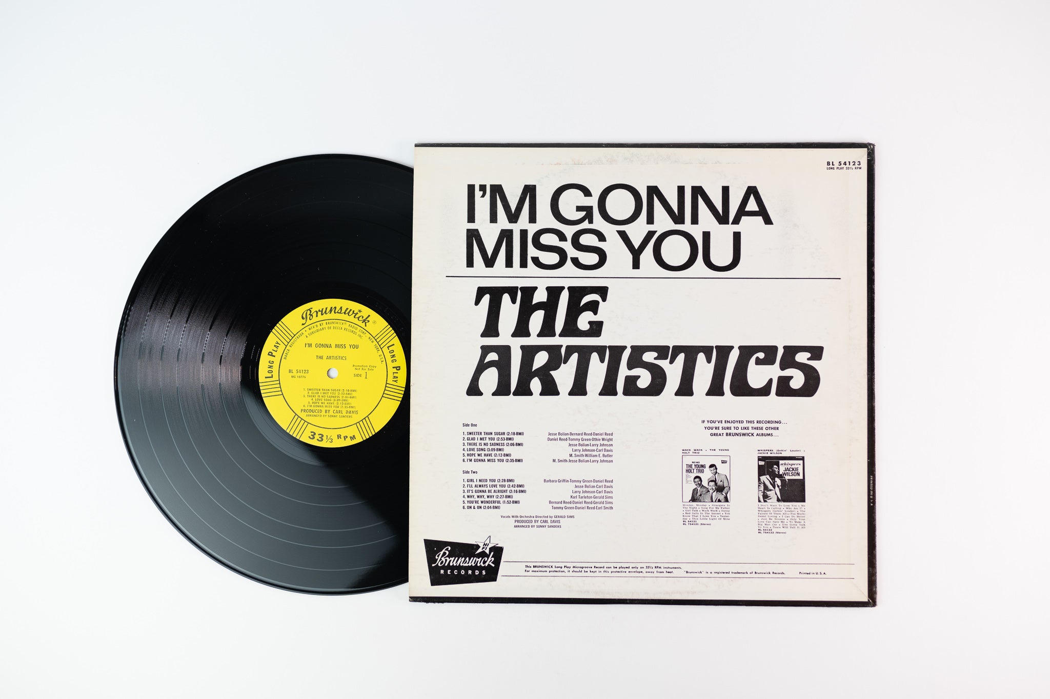 The Artistics - I'm Gonna Miss You on Brunswick Promo