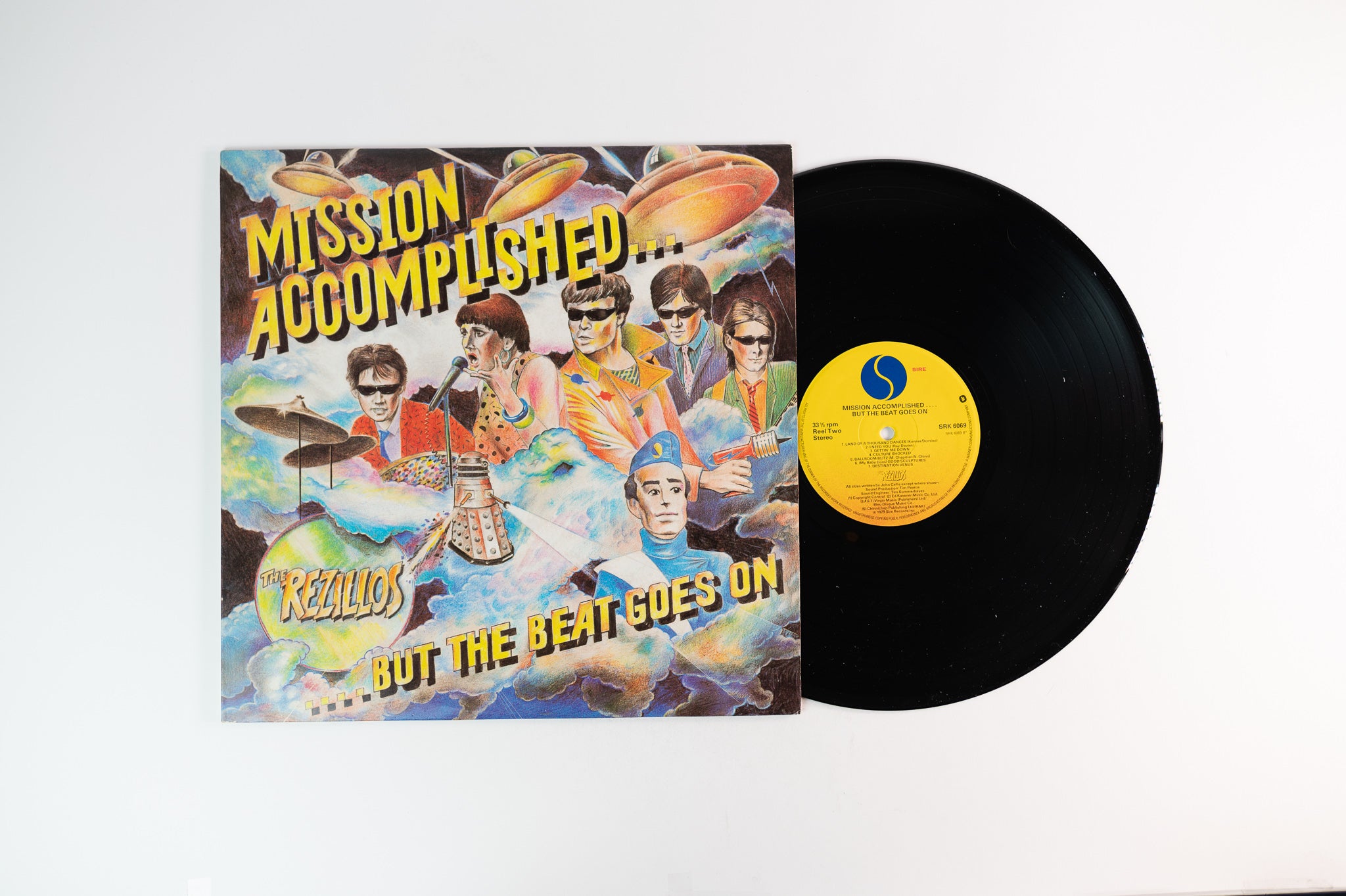 The Rezillos - Mission Accomplished But The Beat Goes On on Sire UK Pressing