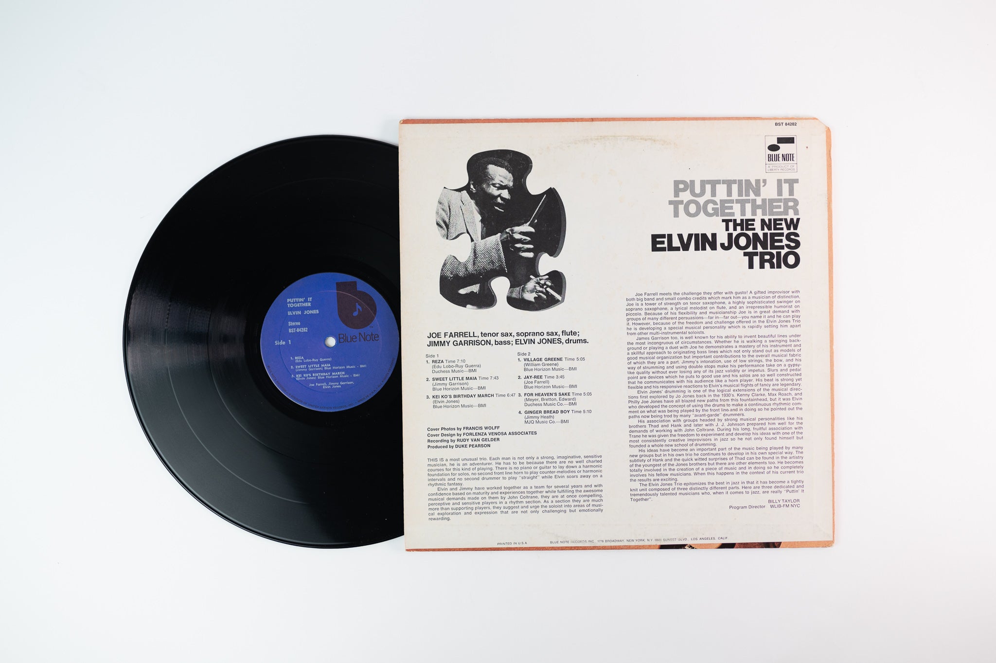 The New Elvin Jones Trio - Puttin' It Together on Blue Note BST 84282