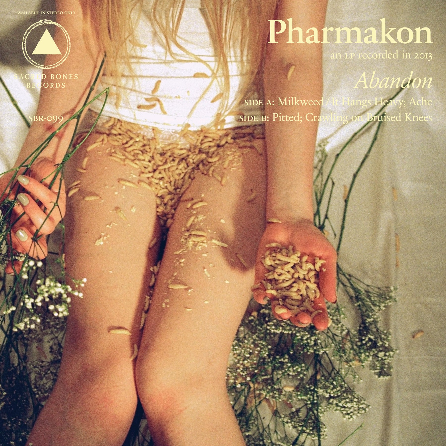 Pharmakon - Abandon (SB 15 Year Edition) [Black White & Orange Starburst Vinyl]