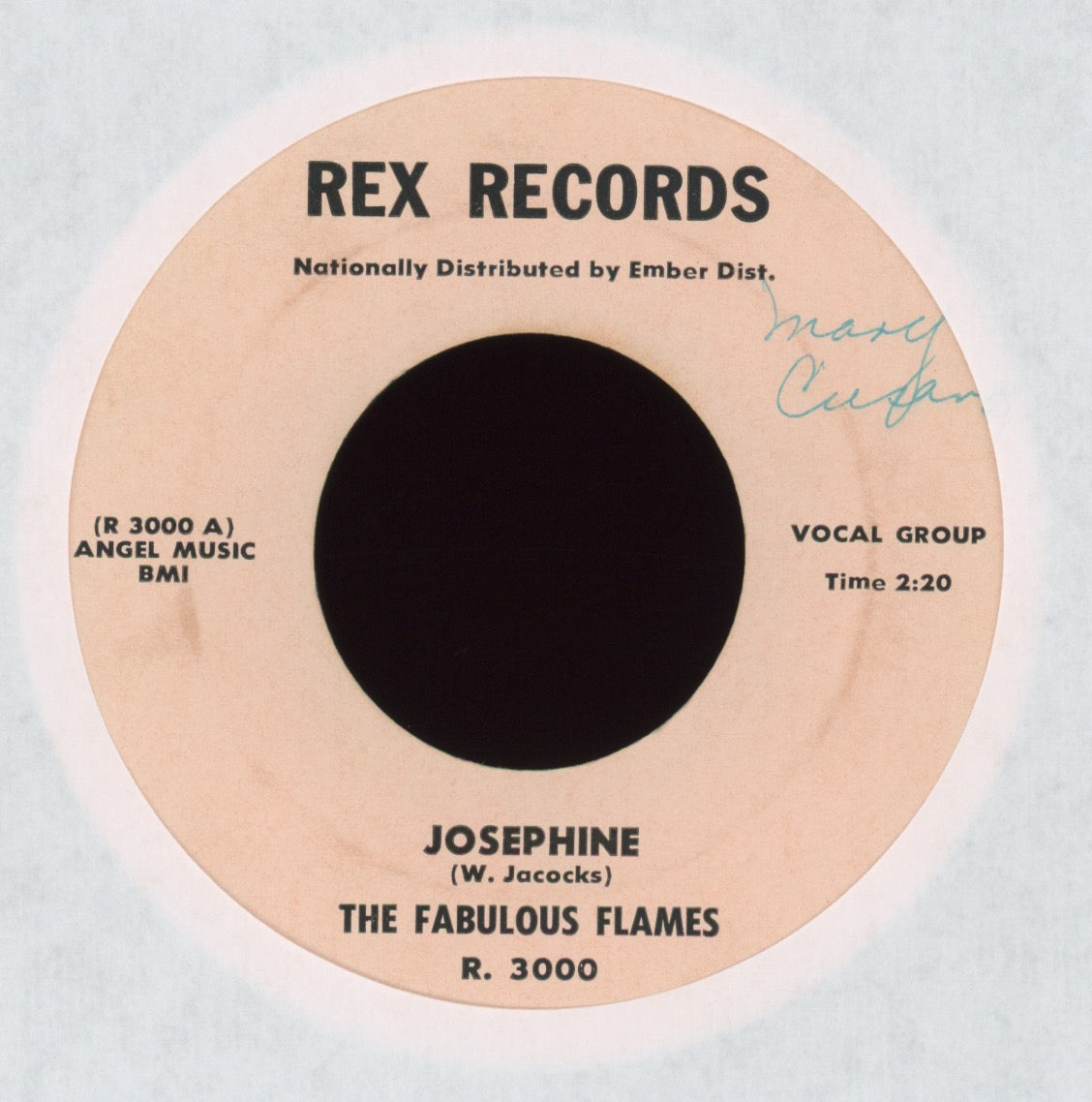 The Fabulous Flames - Josephine on Rex