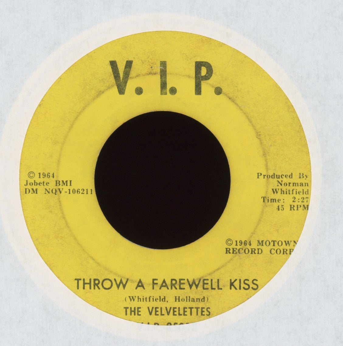 The Velvelettes - He Was Really Sayin' Somthin' on V.I.P.