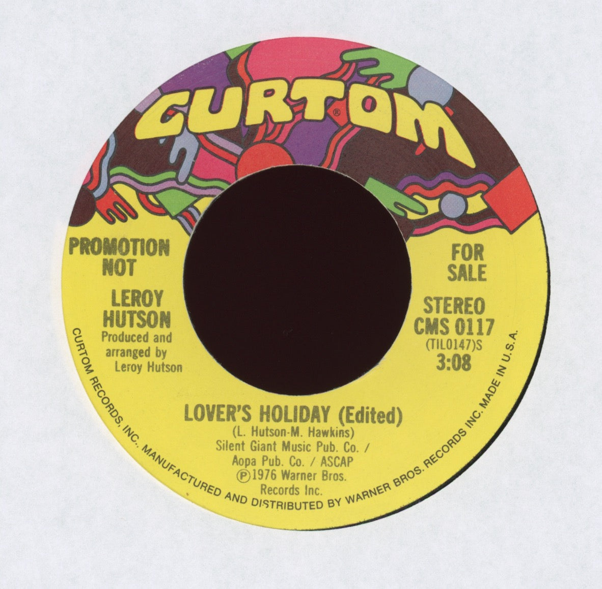 Leroy Hutson - Lover's Holiday on Curtom Promo