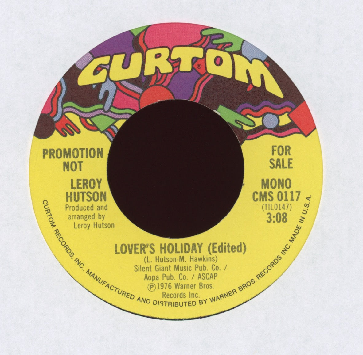 Leroy Hutson - Lover's Holiday on Curtom Promo