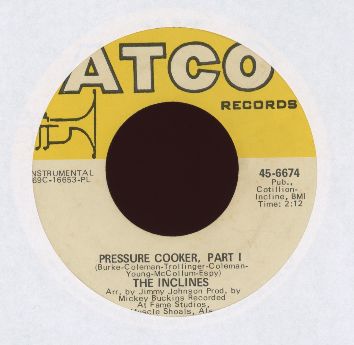 The Inclines - Pressure Cooker on Atco