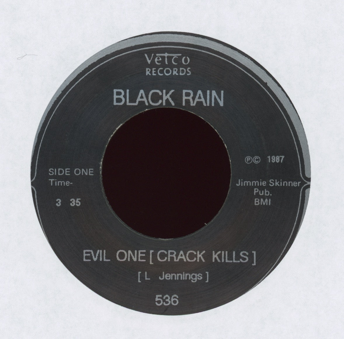 Black Rain – Evil One (Crack Kills) on Vetco