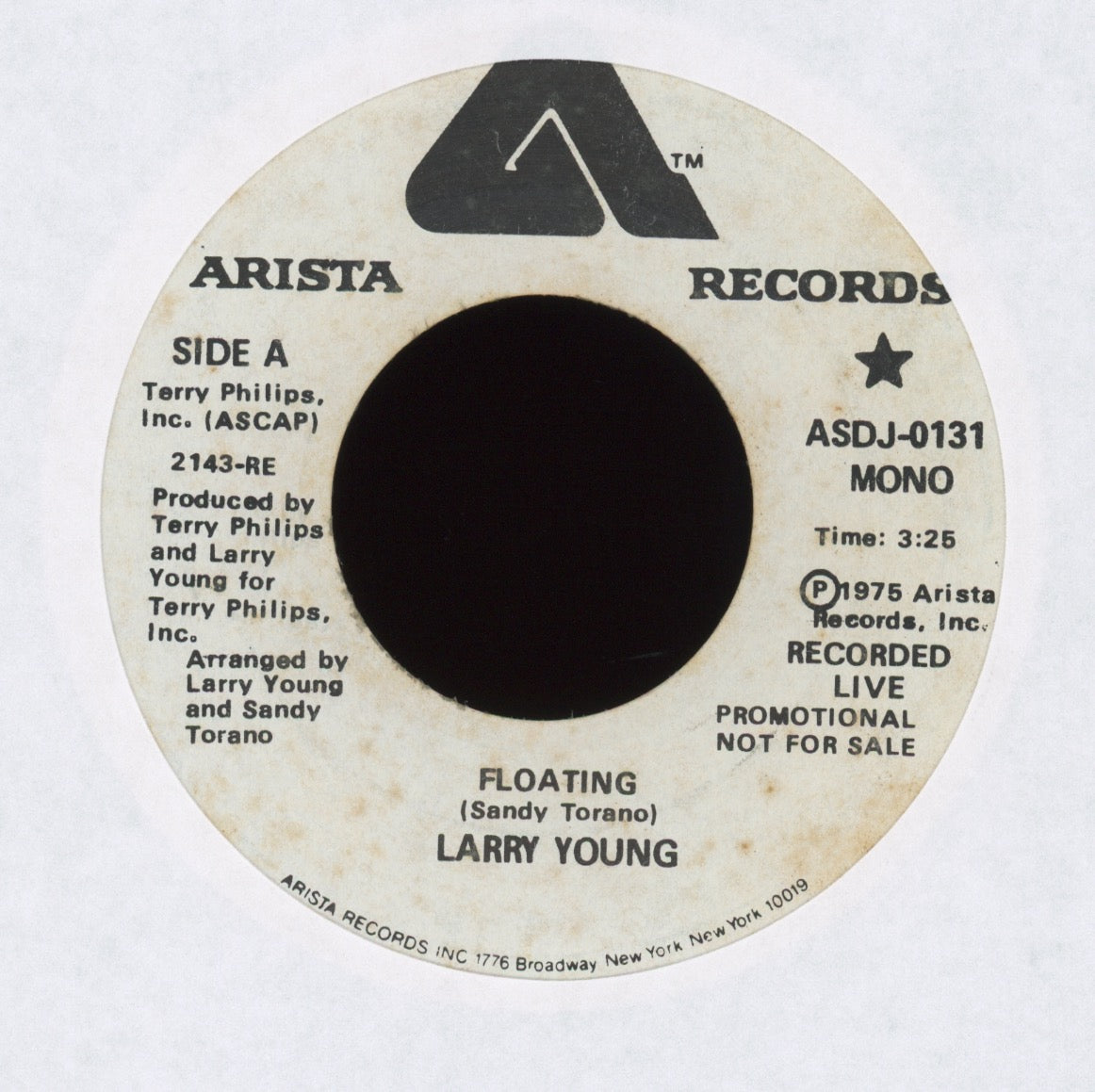 Larry Young - Floating on Arista Promo