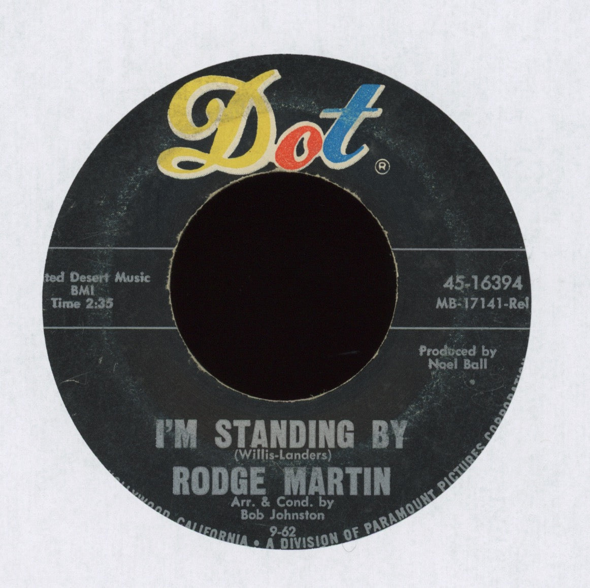 Rodge Martin - They Say on Dot