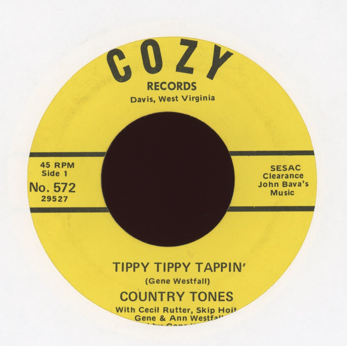 The Country Tones - Tippy Tippy Tappin' on Cozy