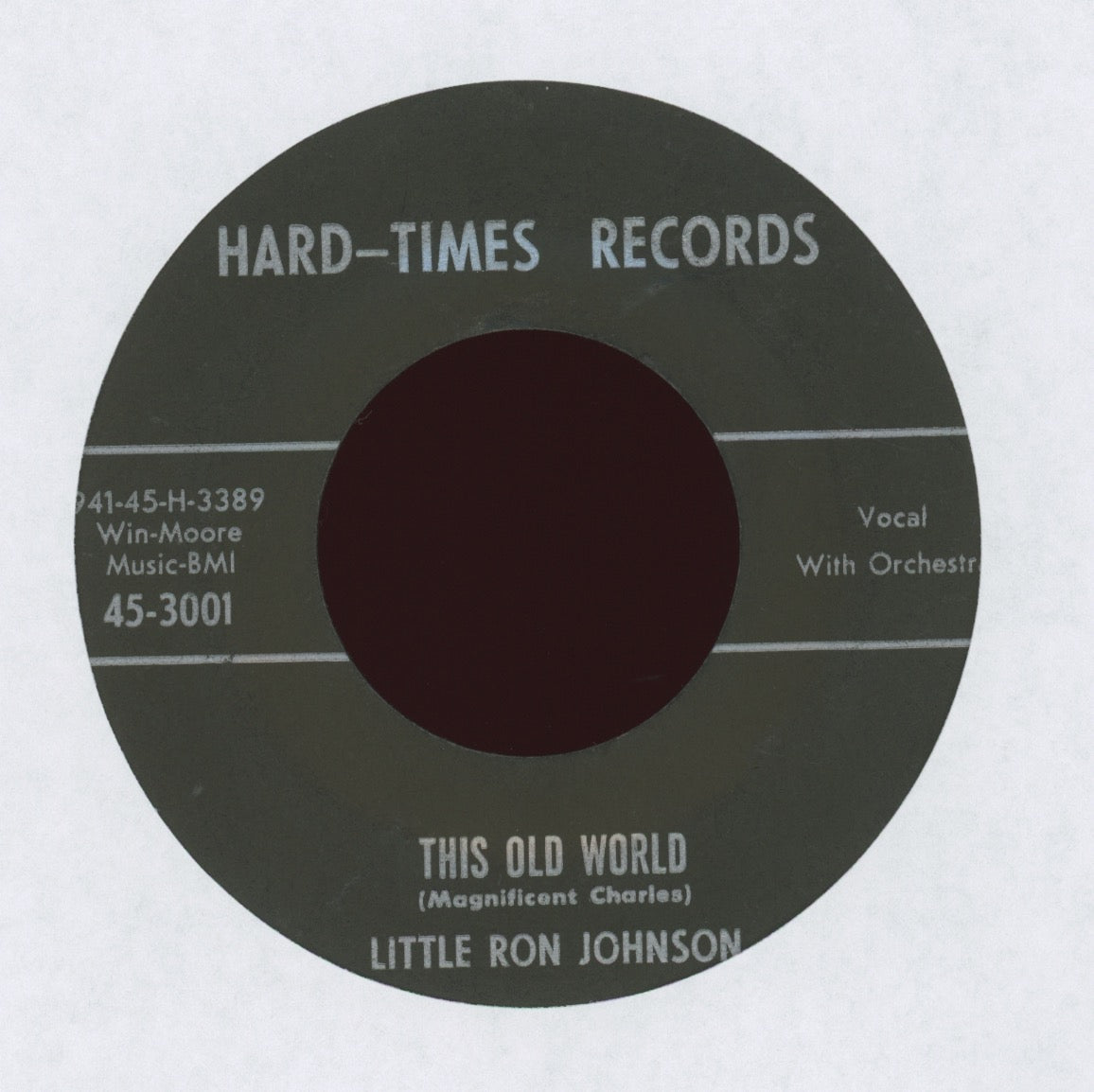 Little Ron Johnson - Momma Don't Know on Hard Times