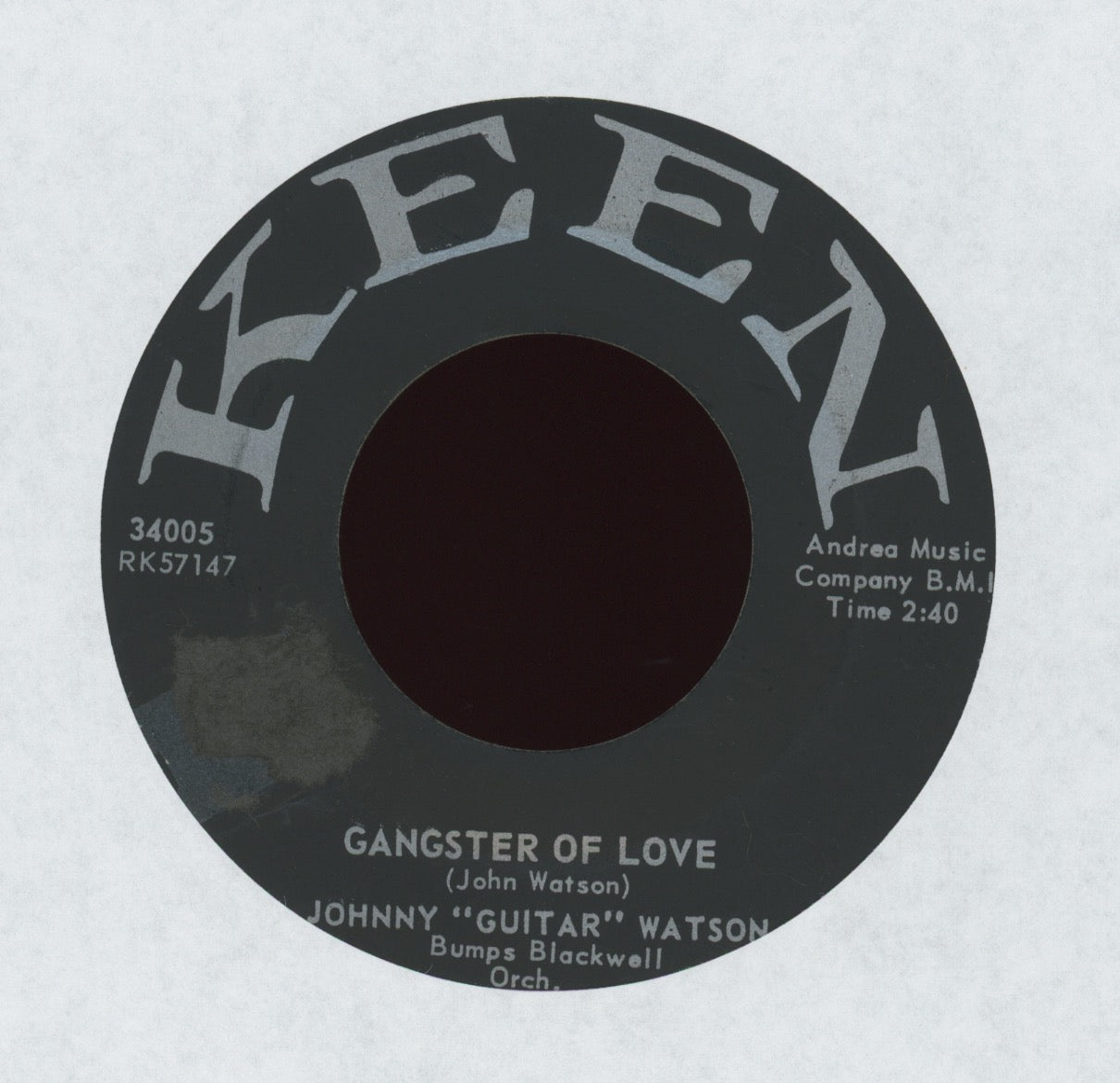 Johnny Guitar Watson - Gangster Of Love on Keen