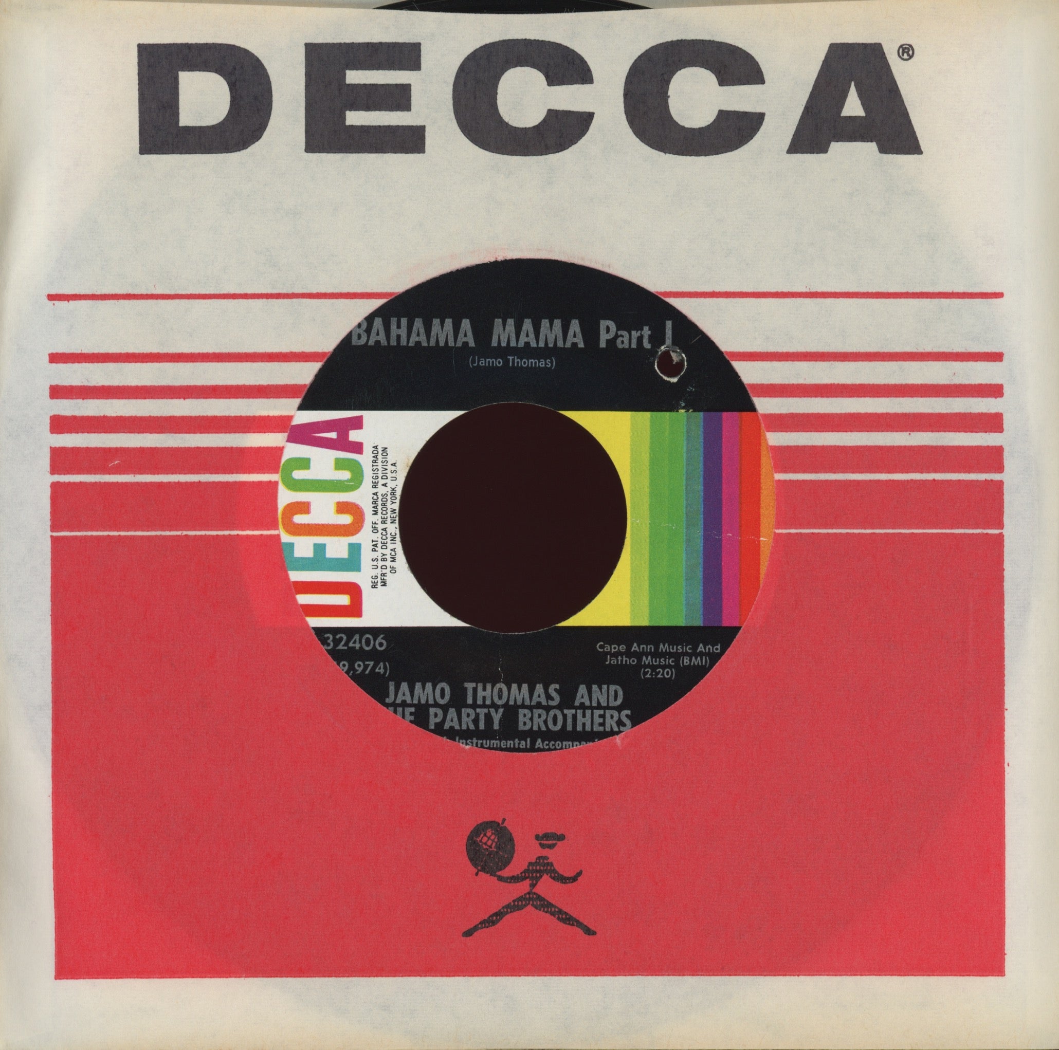 Jamo Thomas & The Party Brothers - Bahama Mama on Decca