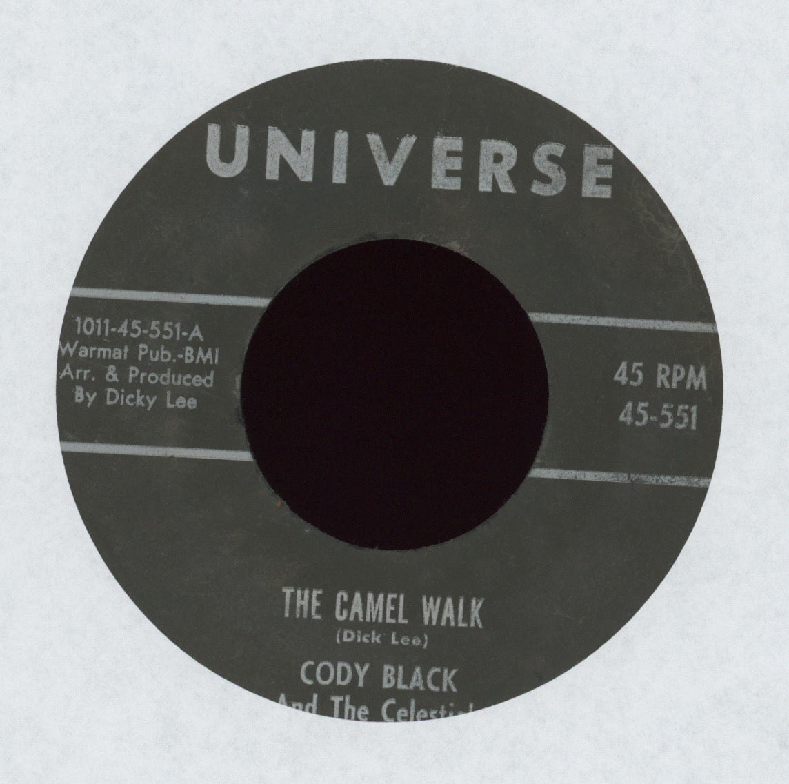 Cody Black And The Celestials - The Camel Walk on Universe