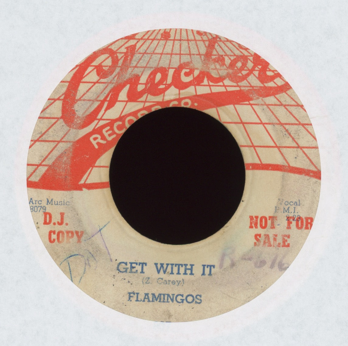 The Flamingos - A Kiss From Your Lips / Get With It on Checker Promo