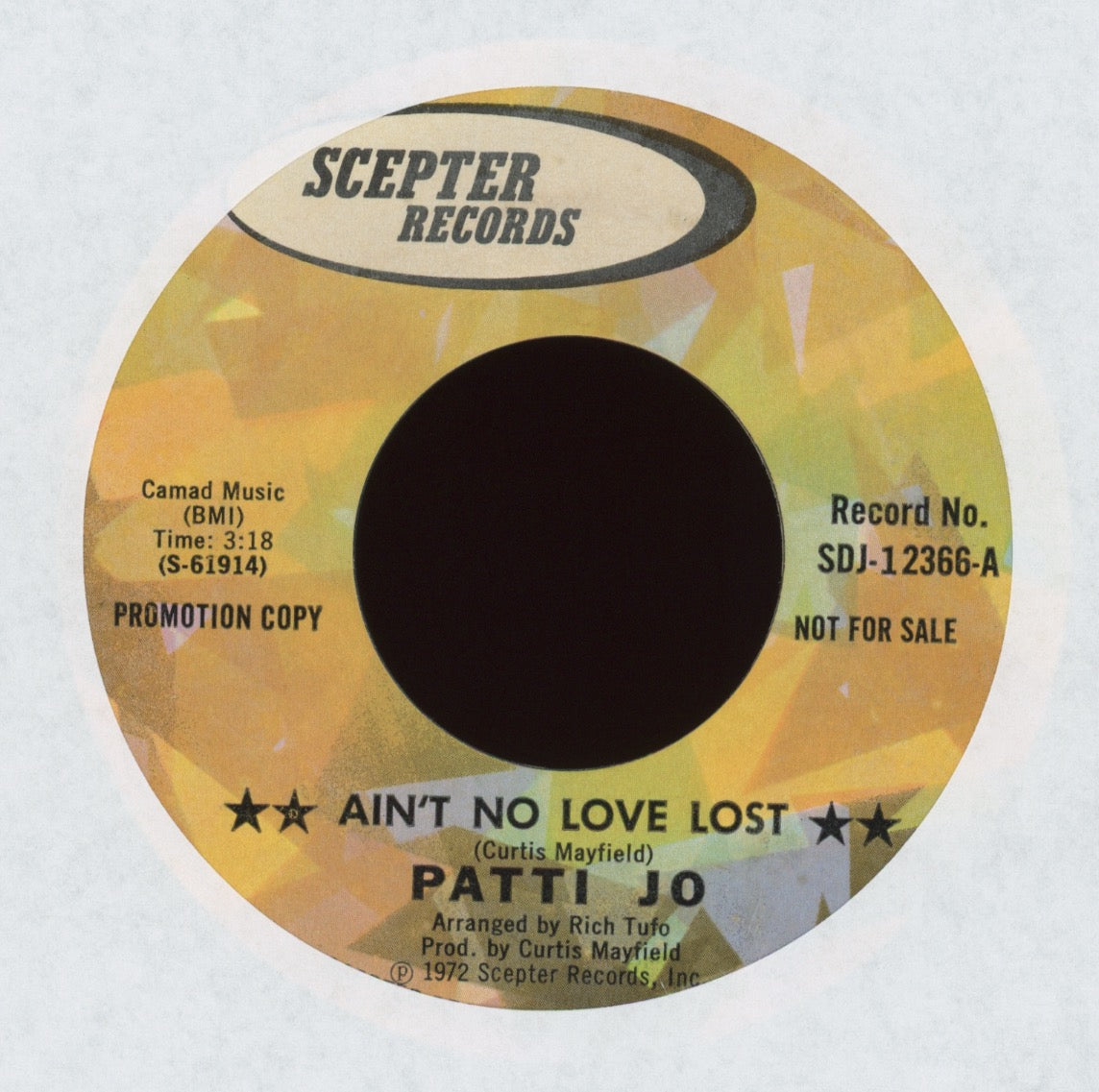 Patti Jo - Ain't No Love Lost on Scepter Promo