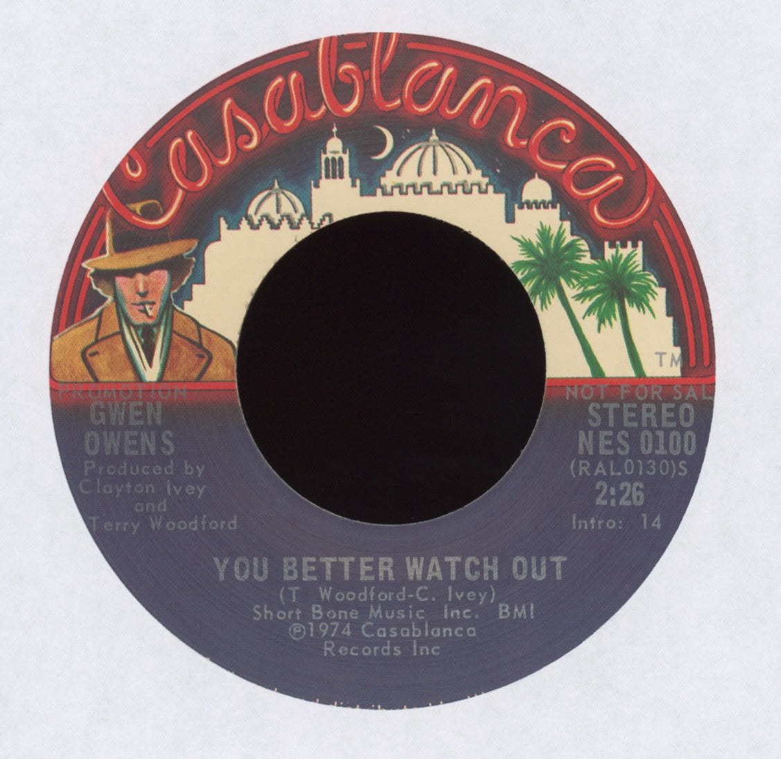 Gwen Owens - You Better Watch Out on Casablanca Promo