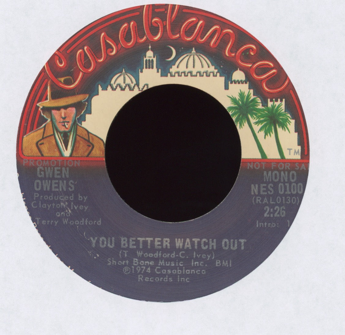 Gwen Owens - You Better Watch Out on Casablanca Promo