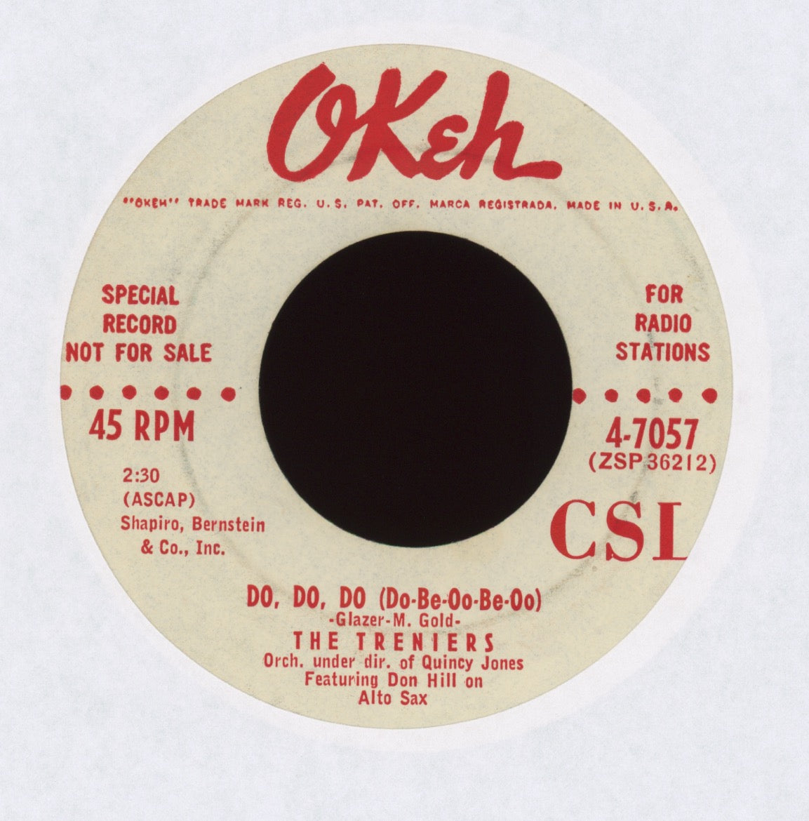 The Treniers - Devil's Mambo on Okeh Promo