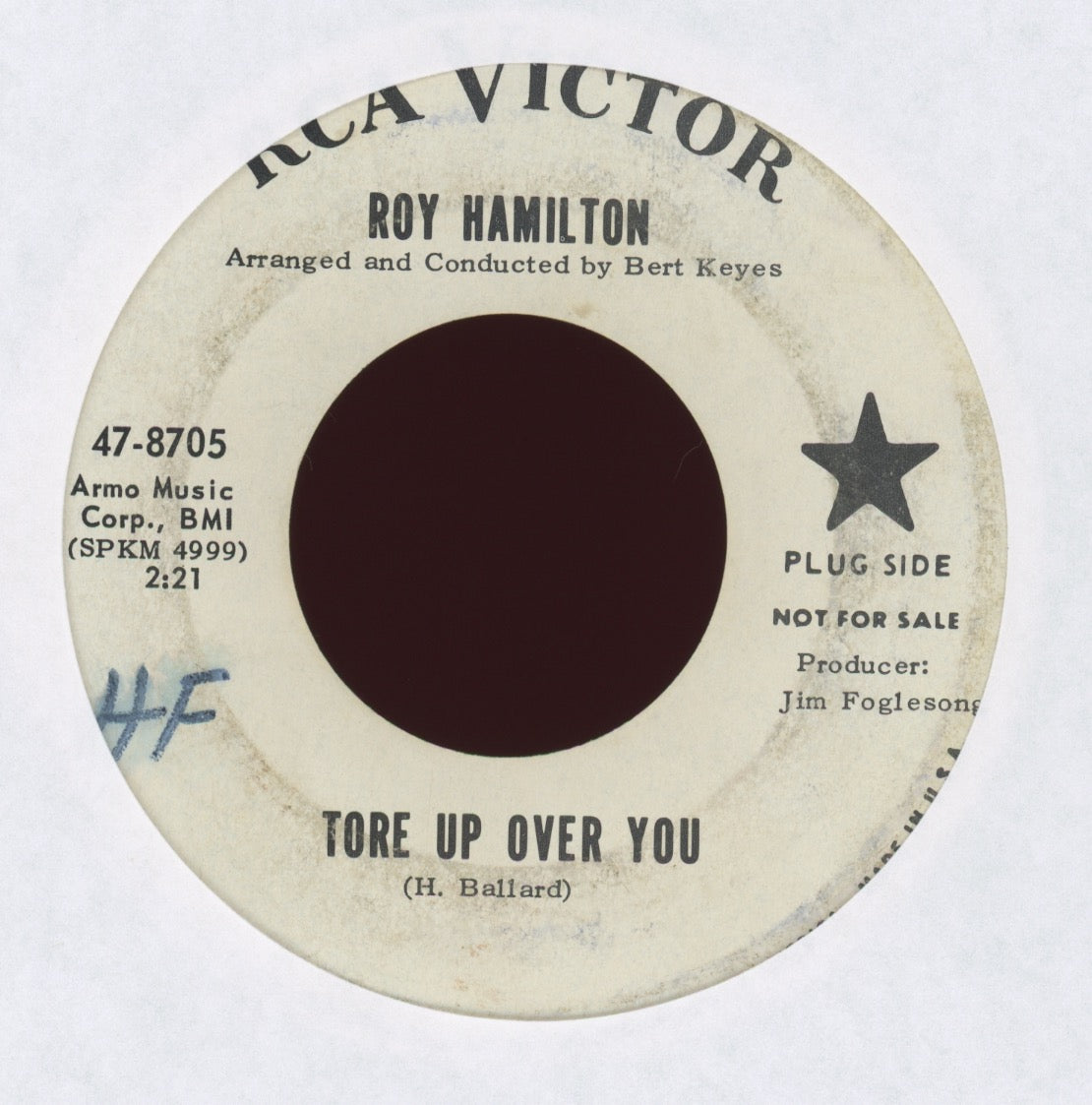 Roy Hamilton - Tore Up Over You on RCA Promo