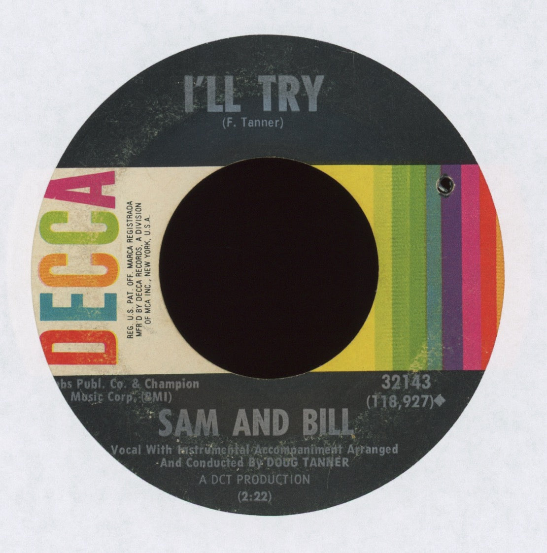 Sam And Bill - I'll Try on Decca